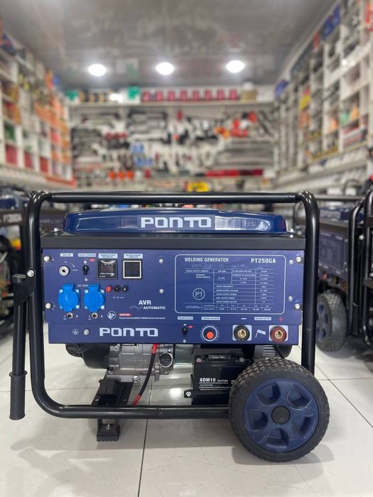 PONTO PT250GA - 8 kvt Payvandlash Generatori (Sak)