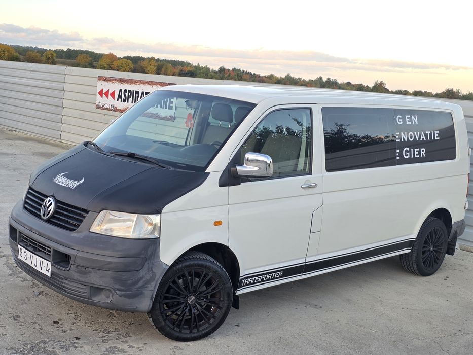 Volkswagen Transporter T5 dublucabina 2.5tdi Ac jante carlig Import NL