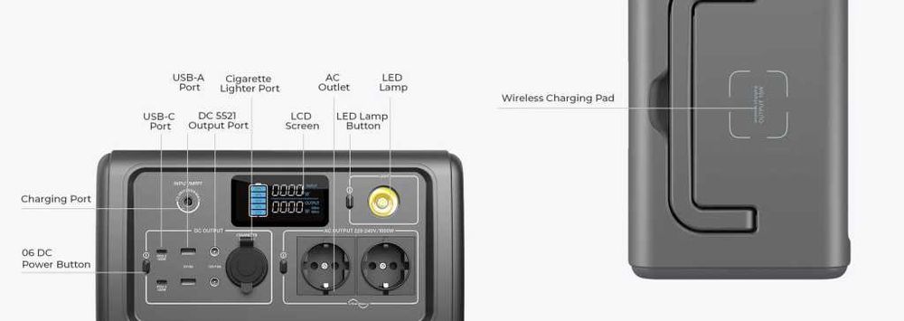 ПРОДАМ Bluetti EB70 (1000W, 716Wh) Портативный ИБП (Зарядная станция).