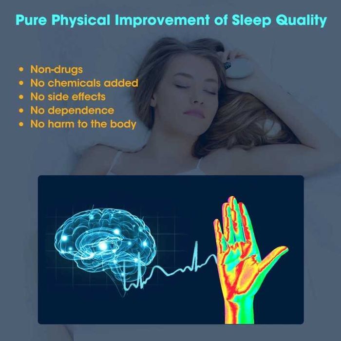 Ajutor de somn CES portabil cu puls EMS și microcurent insomnie, stres