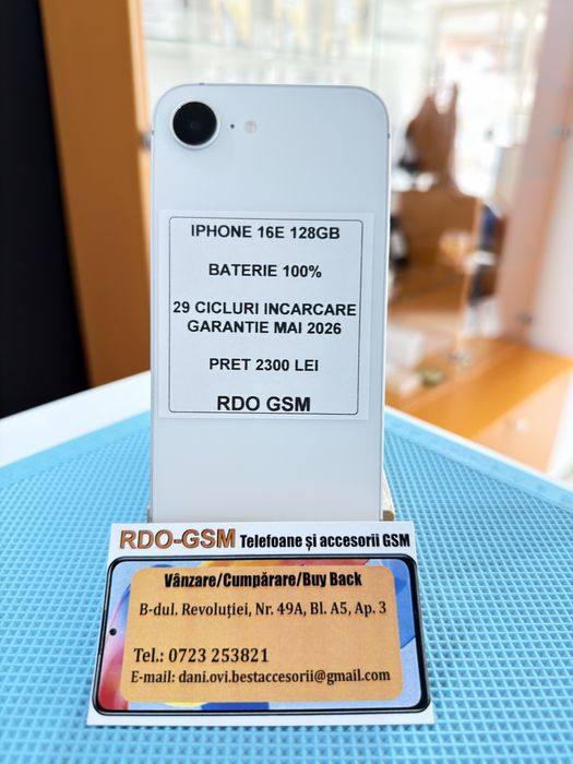 Iphone 16E 128gb Ca Nou/Garantie/Neverlock