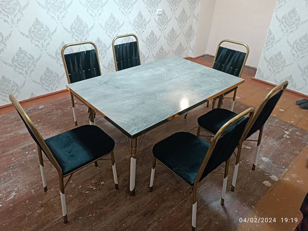 Кухонный стол стул universal oshxona kafe xovli dacha uchun  680000