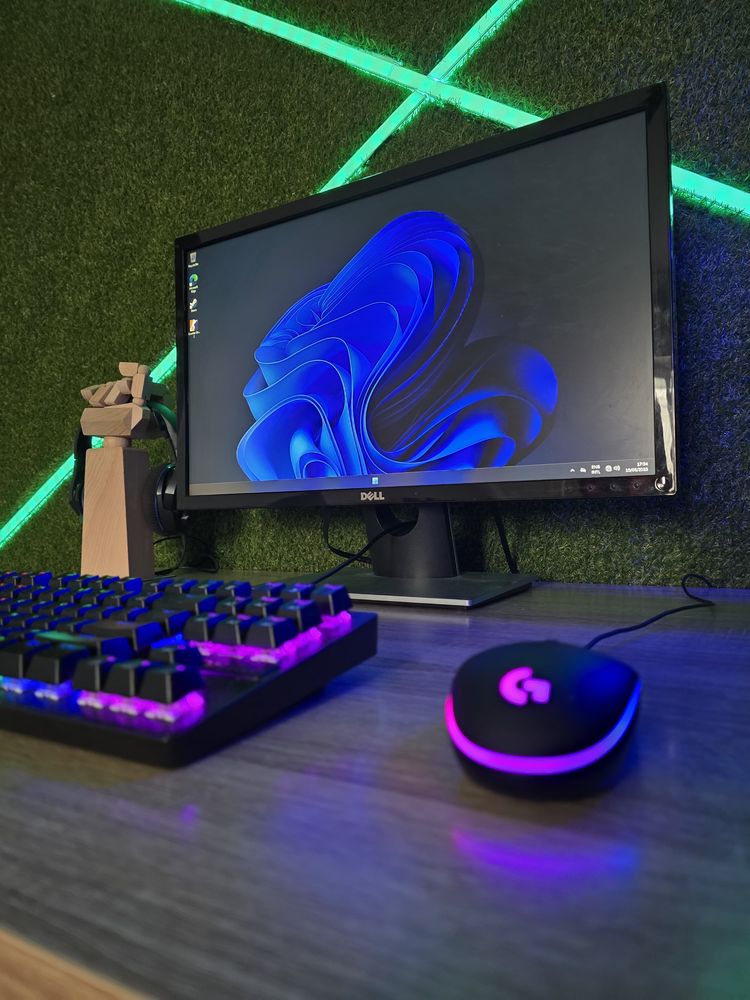 PC Gaming-Setup Complet-Refurbished: i3 9100f/ 16gb ram/ rx 550/ win11