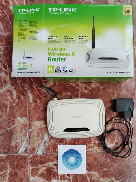 Рутер TP-LINK с една антена