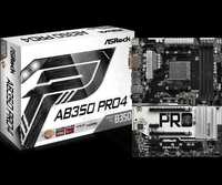 AMD Ryzen 5 1600; ASRock AB350 Pro4; 4x8GB DDR4 3000 Corsair Vengeance