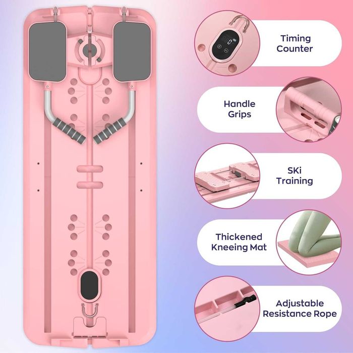 Сгъваема дъска за пилатес IMAYCC с реформатор за коремни мускули