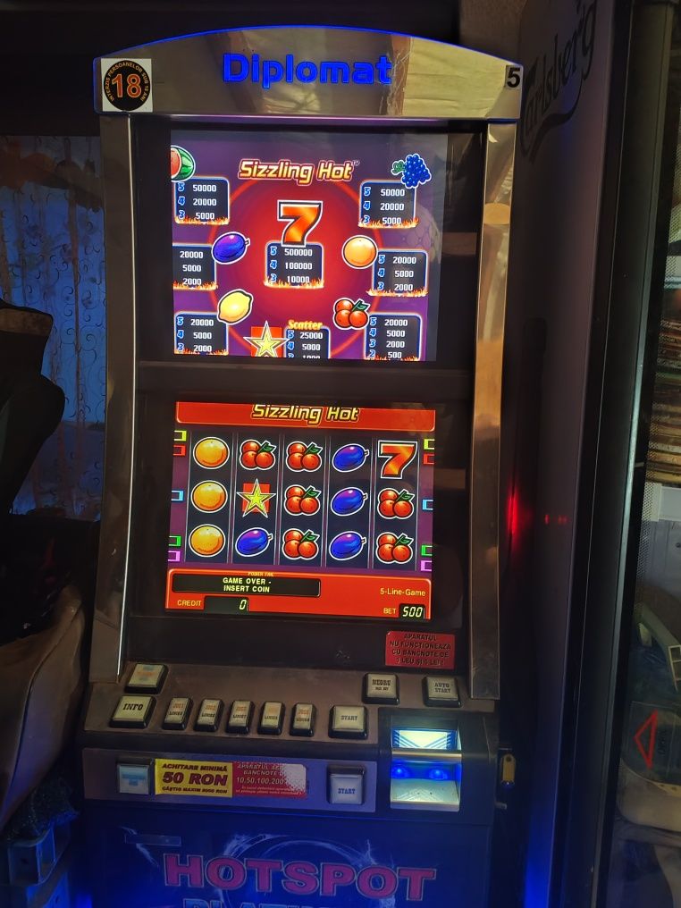 Aparat Slot Machine / Păcănele Diplomat HOTSPOT PLATINUM - 10 Jocuri,