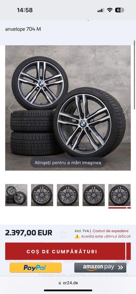 Jante M bmw seria 2, seria 3, seria 4. R19