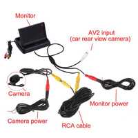 Camera marsarier auto cu display 4.3 inch