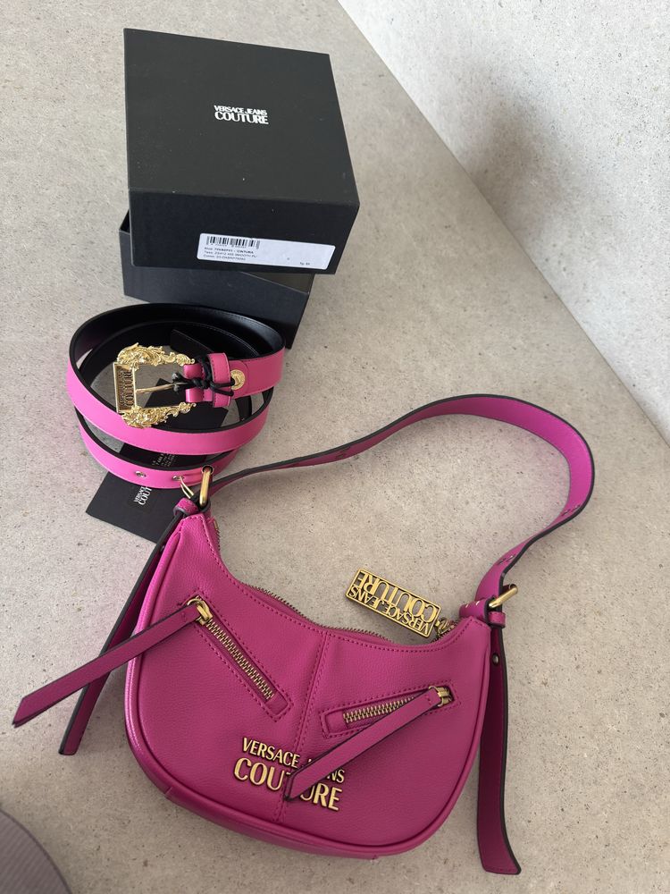 Дамски комплект Versace чанта и колан