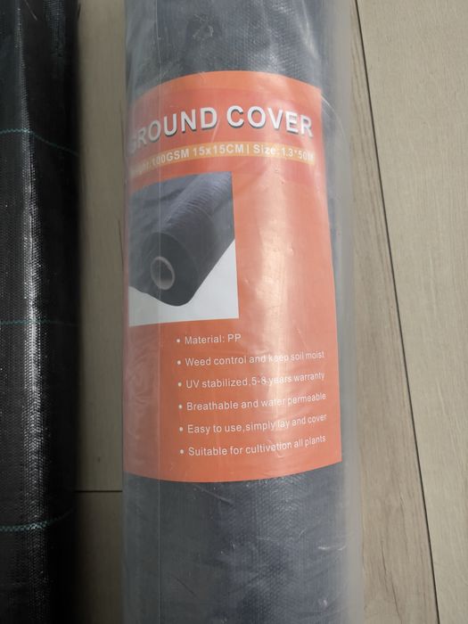 roll of ground cover fabric.