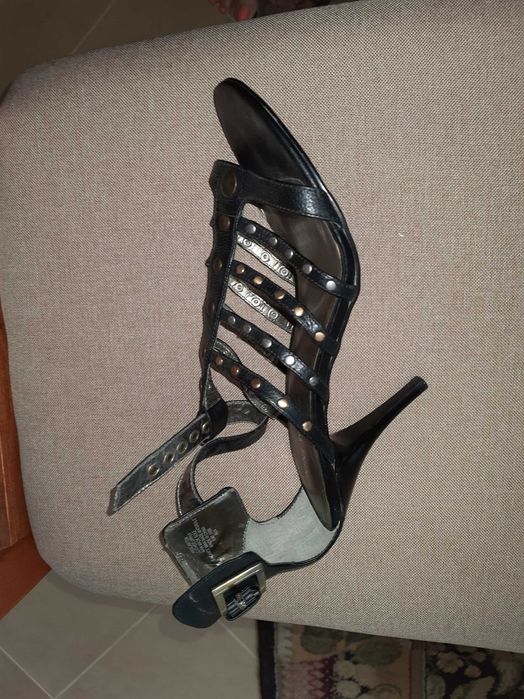 Дамски сандали с висок ток