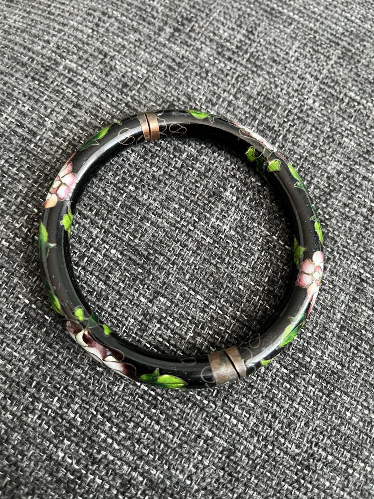 Винтидж китайска гривна с панти Cloisonne