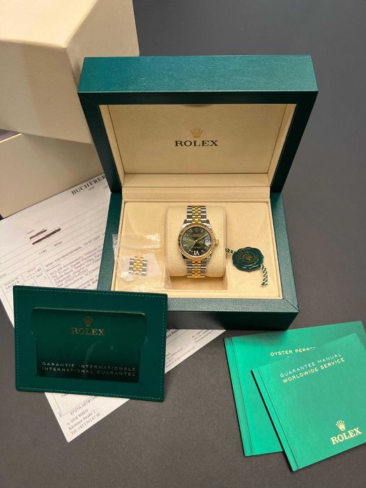 Rolex Datejust 31 mm - 278273 - Cadran Olive - Fullset