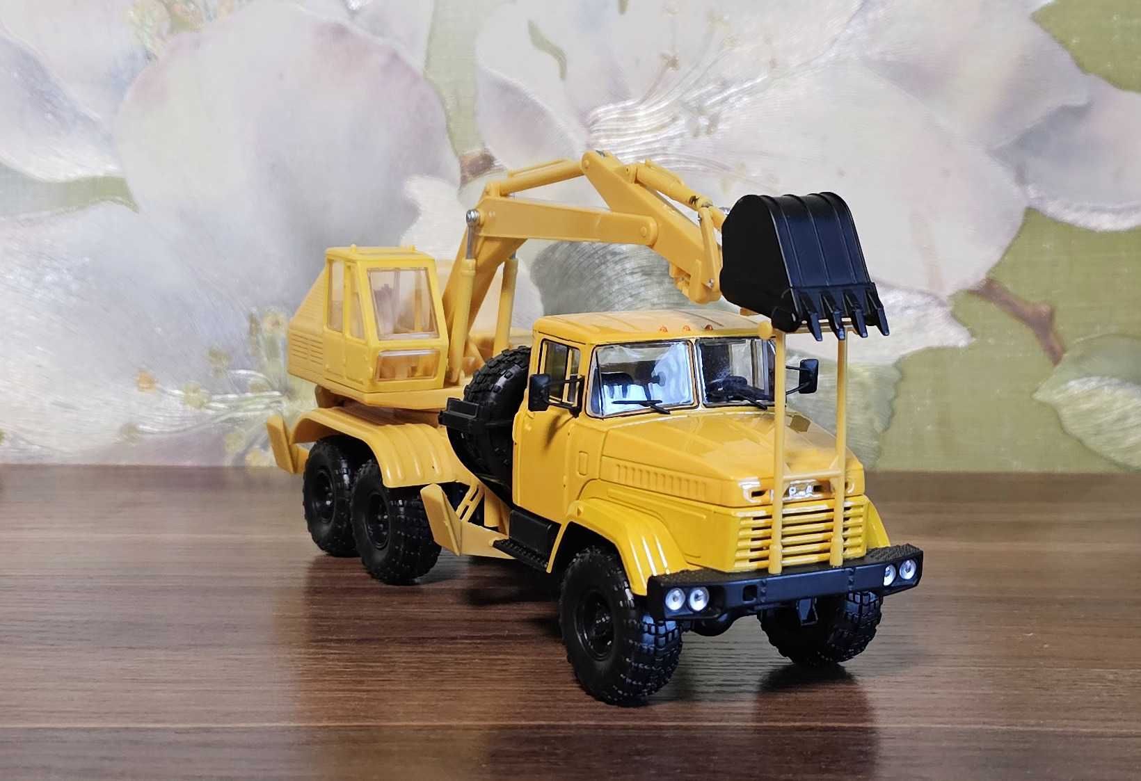 Масштаб модели: 1:43, КрАЗ-6322 Экскаватор ЭОВ-4421