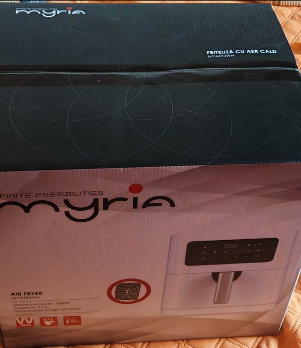 Friteuza cu aer cald MYRIA -noua