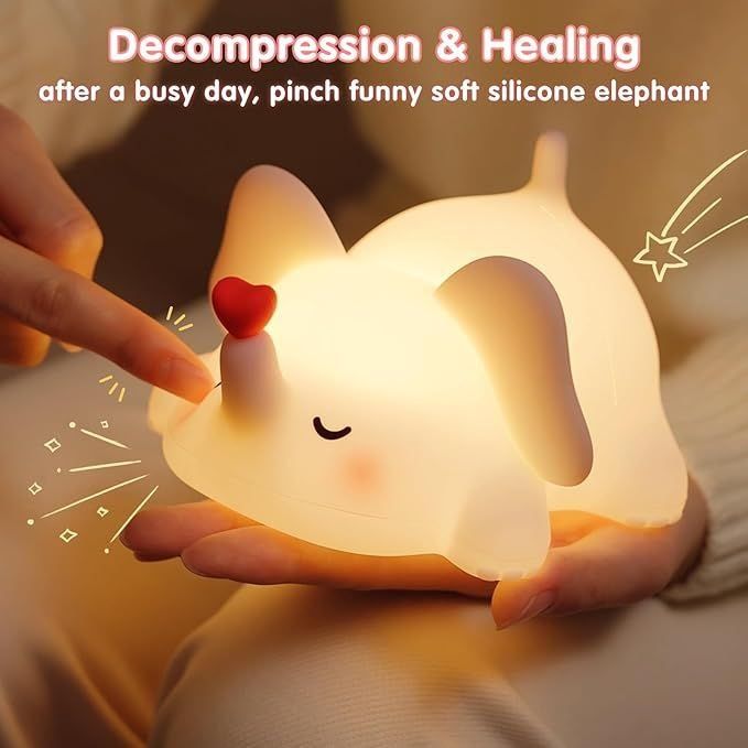 Nochnik, detski silikonli svetilnik.