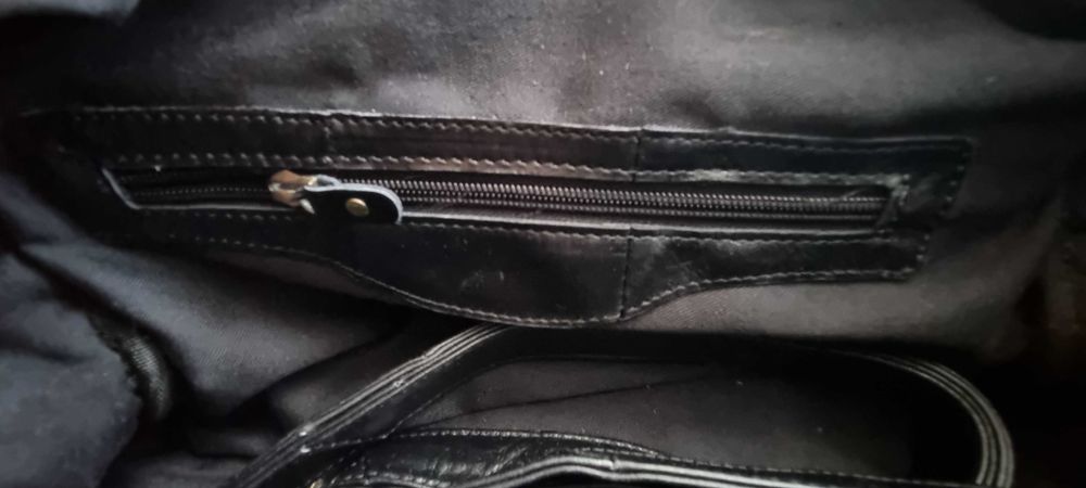 Geanta piele naturala, Italy,  NEW