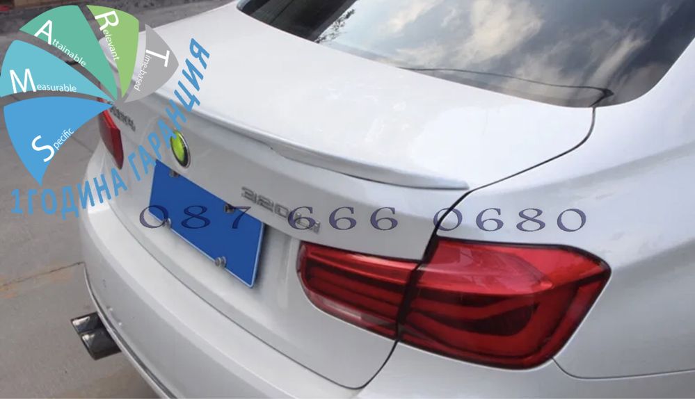 Лип спойлер багажник BMW F30 3 сериа lip spoiler M бмв ф30 p style