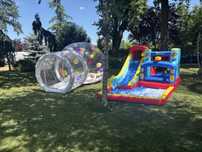 Închiriere Bubble House + castel gonflabil 750 lei zi