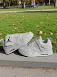 Adidasi Jordan 4 Retro White Full - Adidasi Fete Baieti