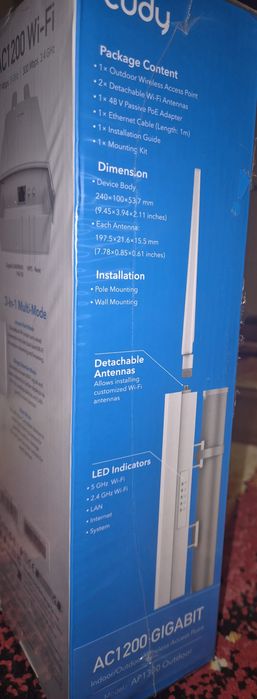 Access Point wireless exterior Cudy AP1200