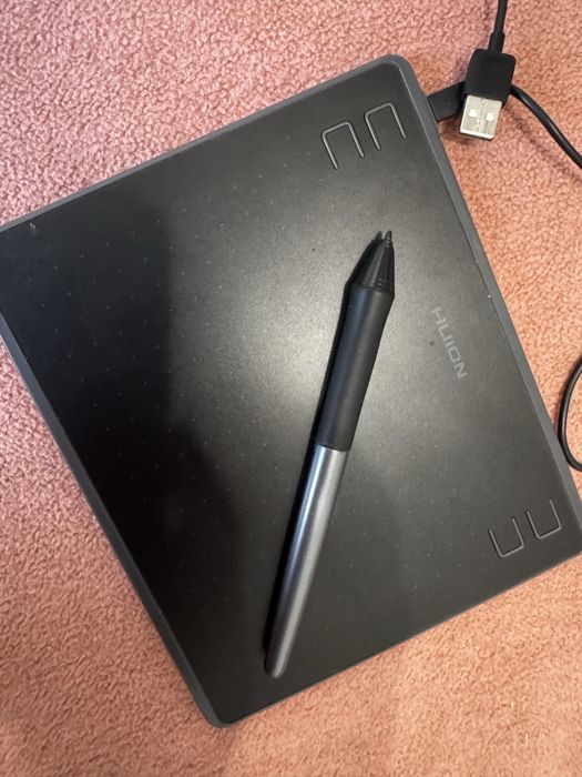 Tableta grafica HUION, compatibila Windows, MacOS si Android