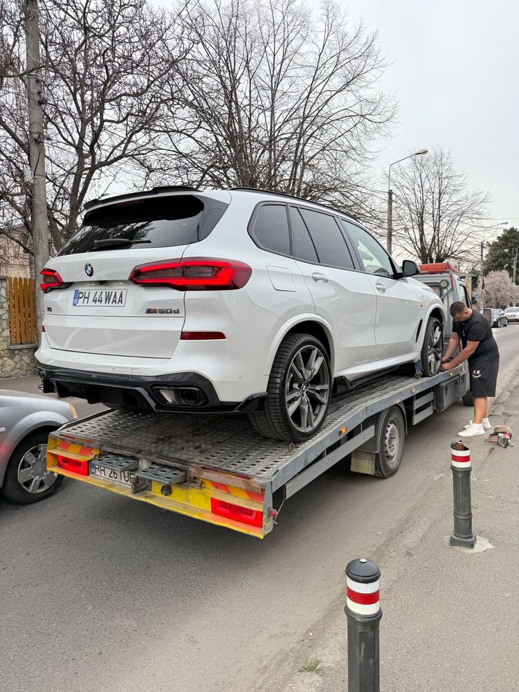 Tractări AUTO dube XXL utilaje moto Ploiești non-stop