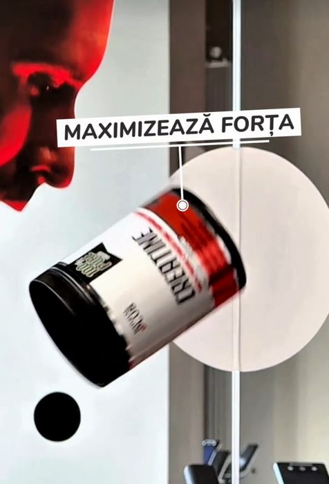 Creatină monohidrată 100% marca Natural Plus 500g