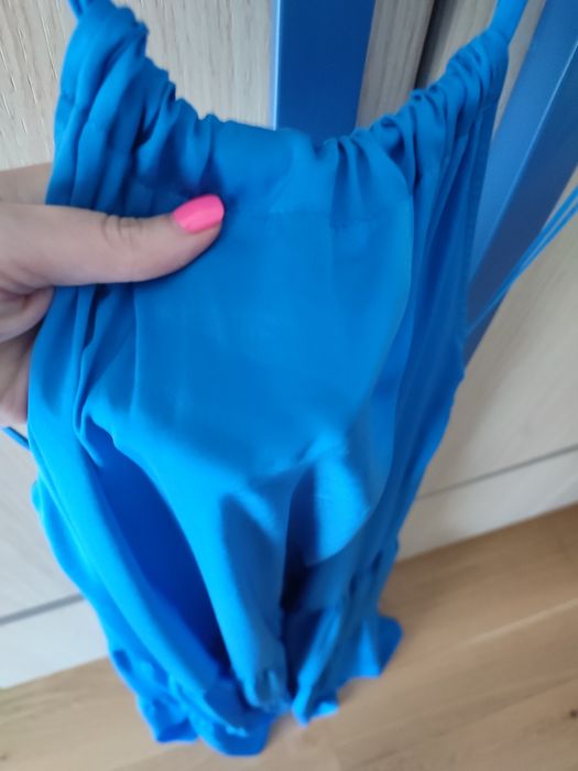 Rochie maxi albastra Oysho M