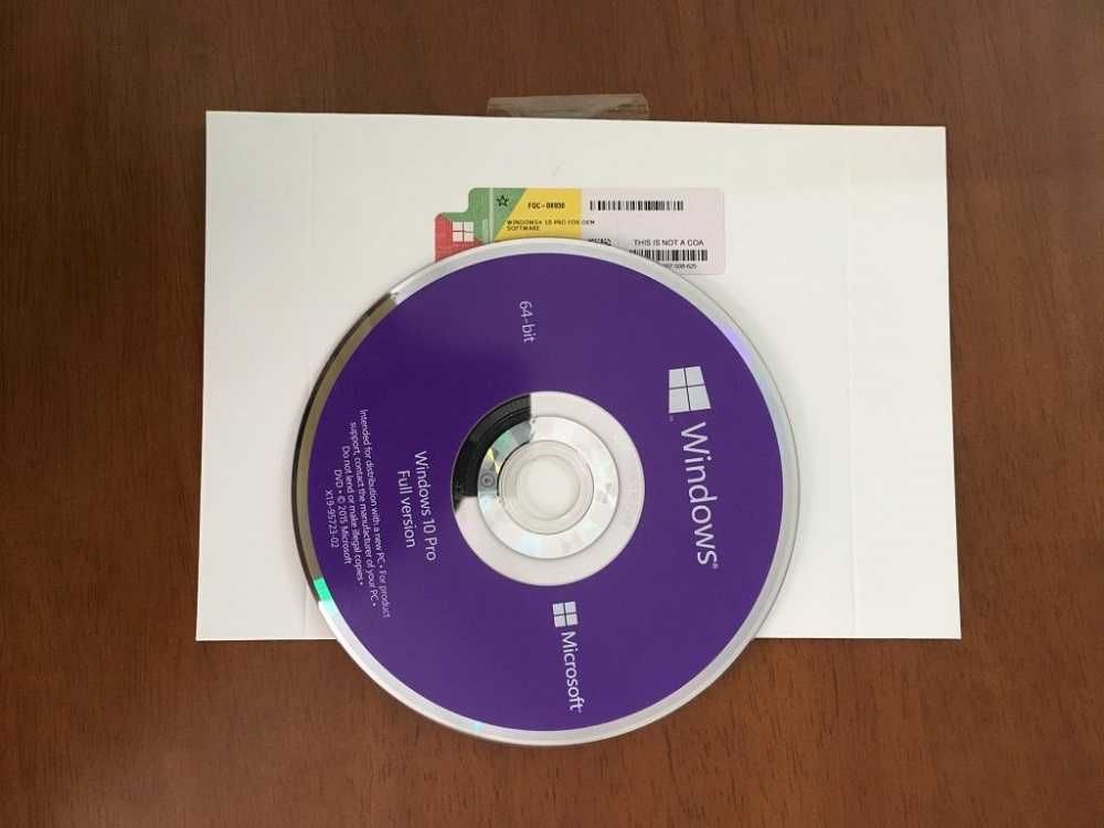 DVD sau stick Windows 10 Home sau Pro cu licente originale retail