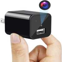 Camera Ascunsa in Incarcator USB, FullHD 1080p, Audio-Video, Slot Card