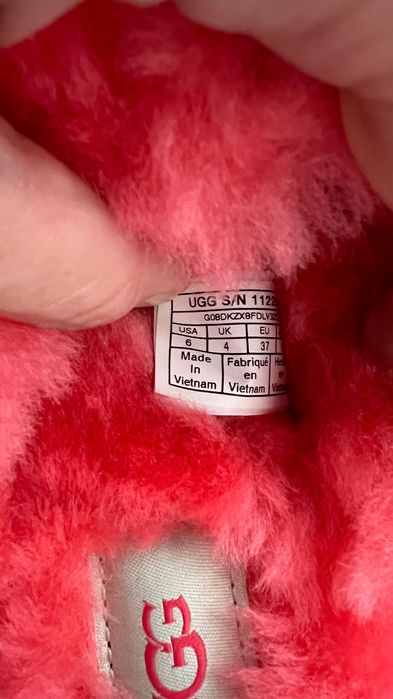 UGG papuci din piele Întoarsã
W Disquette, culoarea roz