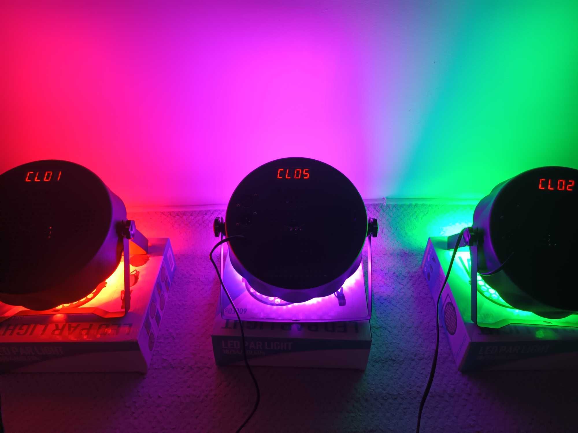 Orga de lumini Petrecere - Jocuri de culori Club 54 LED-uri Full Color