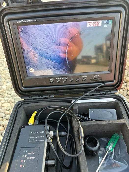 Servicii cu utilaj 3,8T, carotari, video inspectii, suduri