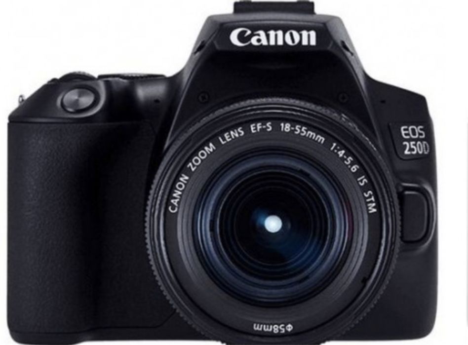 фотоапарат Canon EOS 250D + обектив Canon EF-S 18-55mm f/3.5-5.6 IS