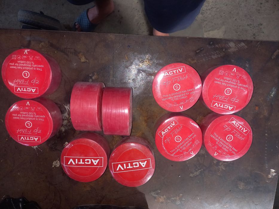 Футболка актив красная