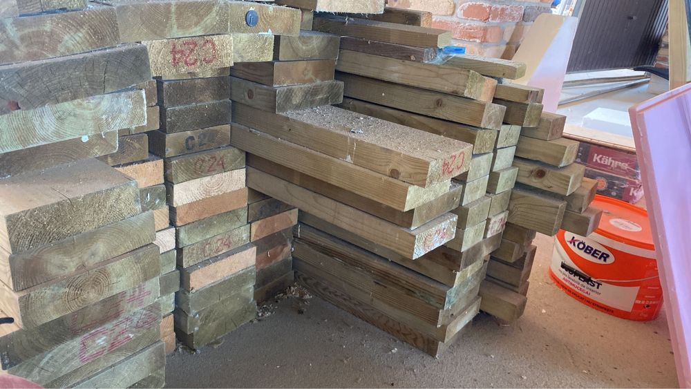 Vand lemn tratat adus din Anglia . C24 . Diferite  dimensiuni