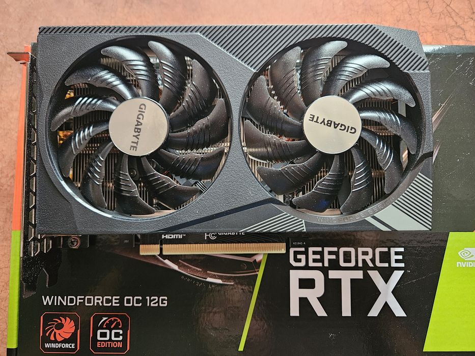 Placa video PCie Gigabyte Nvidia RTX 3060 12Gb DDR6 192bit