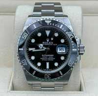 Rolex Submariner silver/black automatic 41 mm luxury new edition