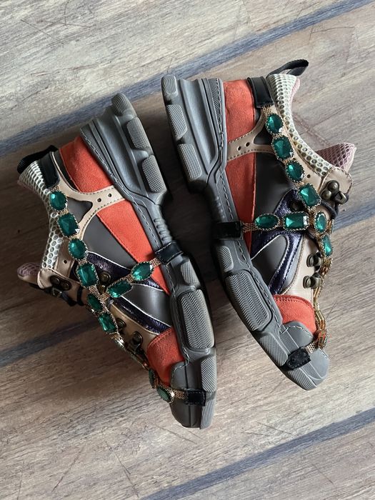Дамски обувки с камъни Gucci