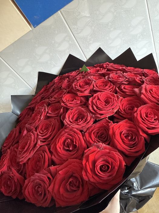 Букет роз 55 шт