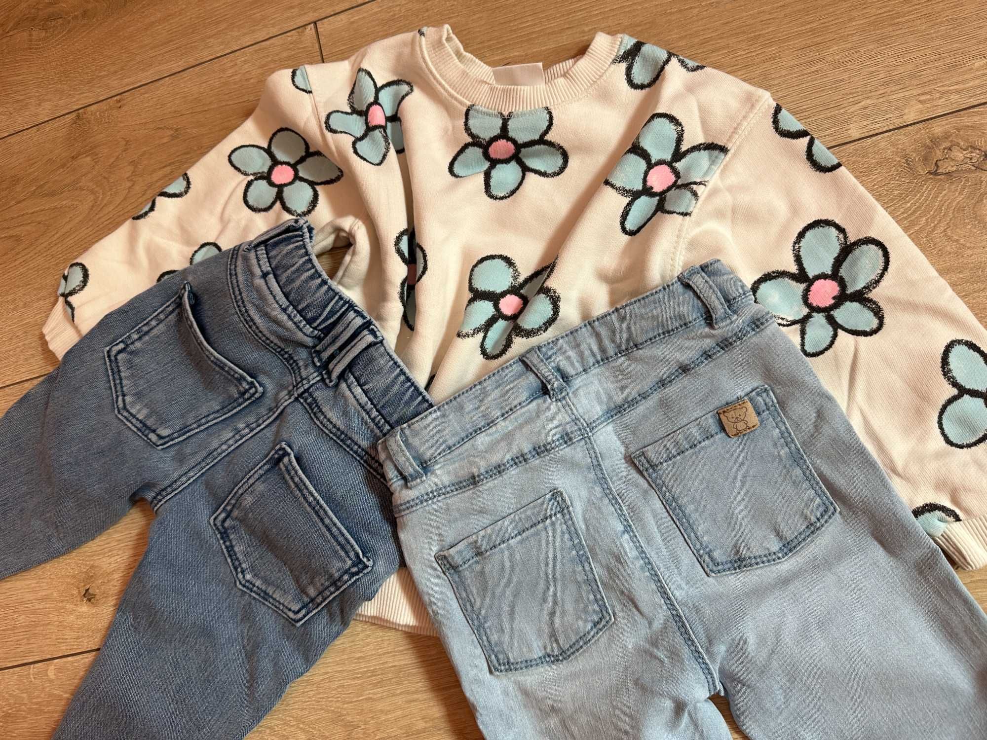Комплекти суичър и клин Zara, 2-3г/98; суичър и дънки Zara,  2-3г/98