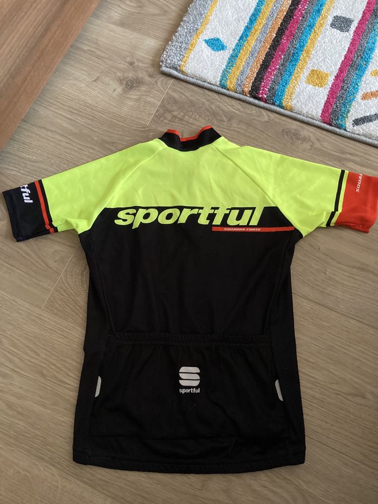 Tricou Sportful ciclism copii 8-10 ani