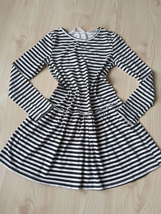 Rochie cu dungi 8-10 ani