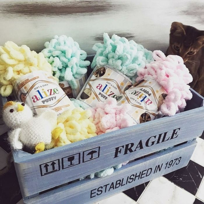 Пряжа Alize Puffy