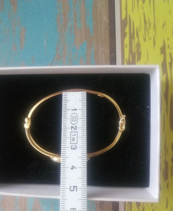 Brățară fixă fetițe, aur galben, 14 k, 585, 5,10gr