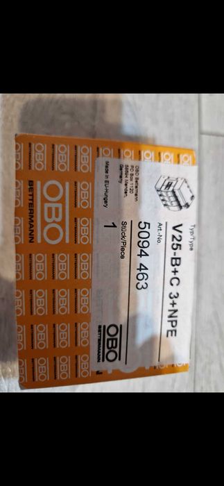 Descarcator Pentru Supratensiune Obo Bettermann 3p+n 280v Max. 25ka