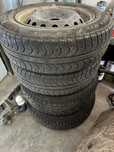 Set jante tabla 15 cu cauciuri