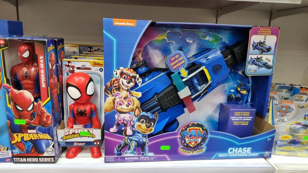 Masina transformabila Paw Patrol, Chasse,  nefolosita